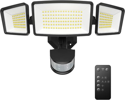 TECKNET Flood Motion Sensor Outdoor Lights, 4200LM 150LEDS Lights Outdoor by Tecknet