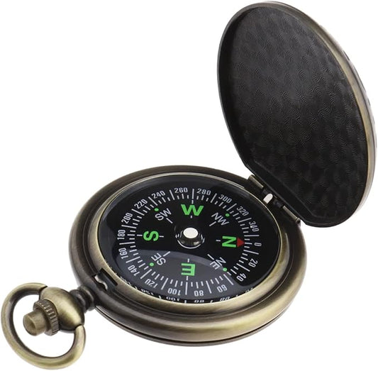 Create idea Retro Portable Compass Camping Survival Compass Metal Pocket by CreateIdea