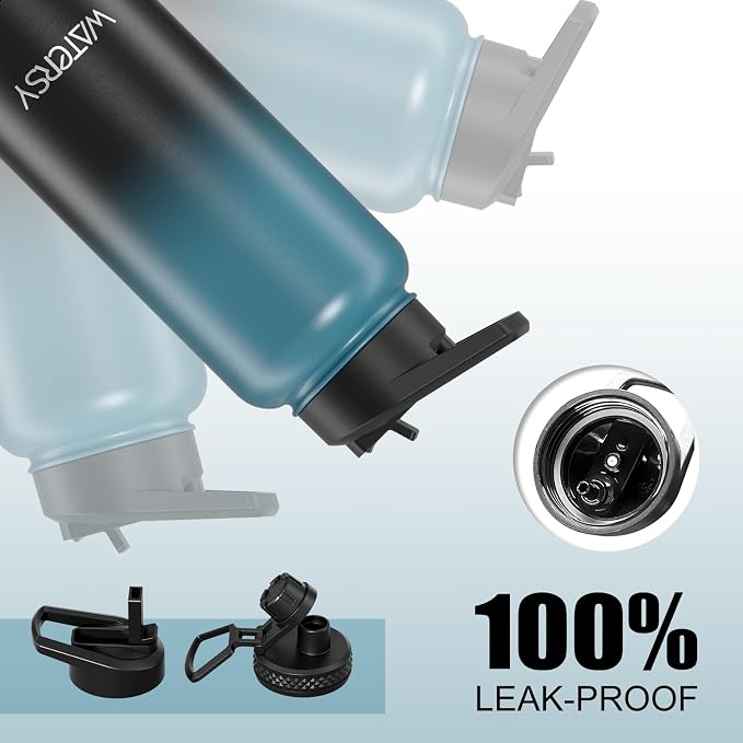 32oz Insulated Water Bottle, BPA Free&Leak Proof, Stainless Steel Water Flask - Image 5