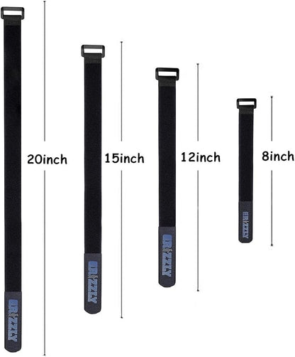 Officewerks Reusable Fastening Cable Straps and Ties, Variety Sizes Assorted 12 - Image 5