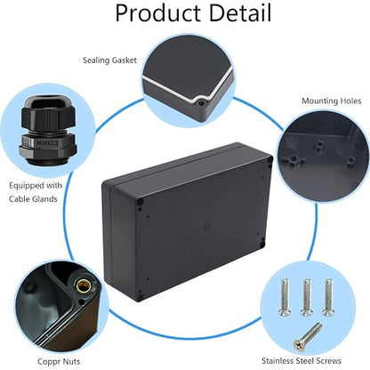 Junction Box IP65 Waterproof ABS Plastic Electrical Project Case Power Junction - Image 5