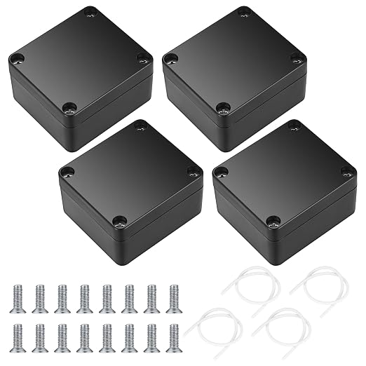 Project Box, IP65 Waterproof Electrical Project Case, ABS Plastic Dustproof by Fulushouxi