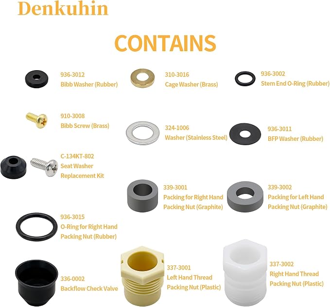630-7755 Wall Hydrant Repair Kit Compatible - Image 4