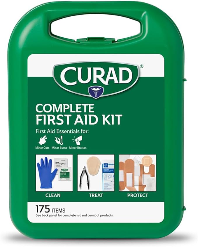 CURAD 175-Piece Complete First Aid Kit in Reusable Case by Curad