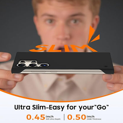 GRECAZO Slim Borderless for Samsung Galaxy S25 Ultra Phone Case 6.9" Ultra-Thin - Image 4