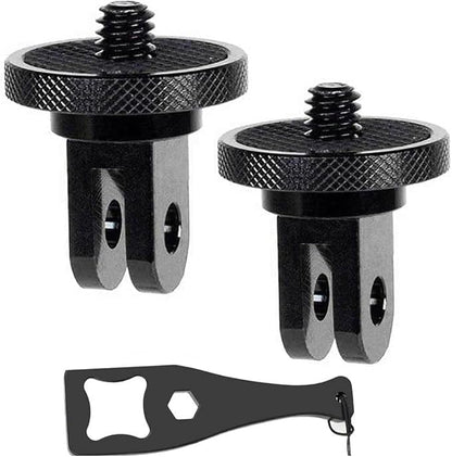 Aluminum Camera Tripod Adapter 1/4"-20 Conversion Adapter Mounts Compatible by duwuzest