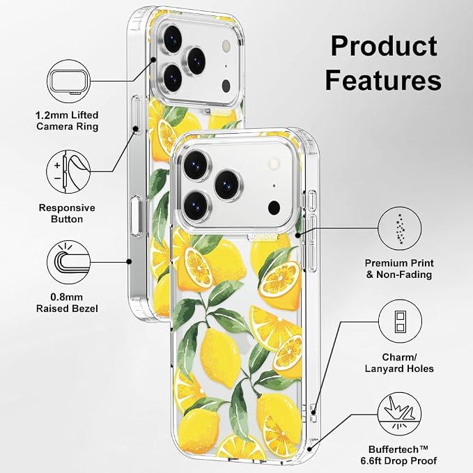 MOSNOVO for iPhone 17 Pro Case | Military Grade 6.6ft Drop Tested | Camera - Image 7