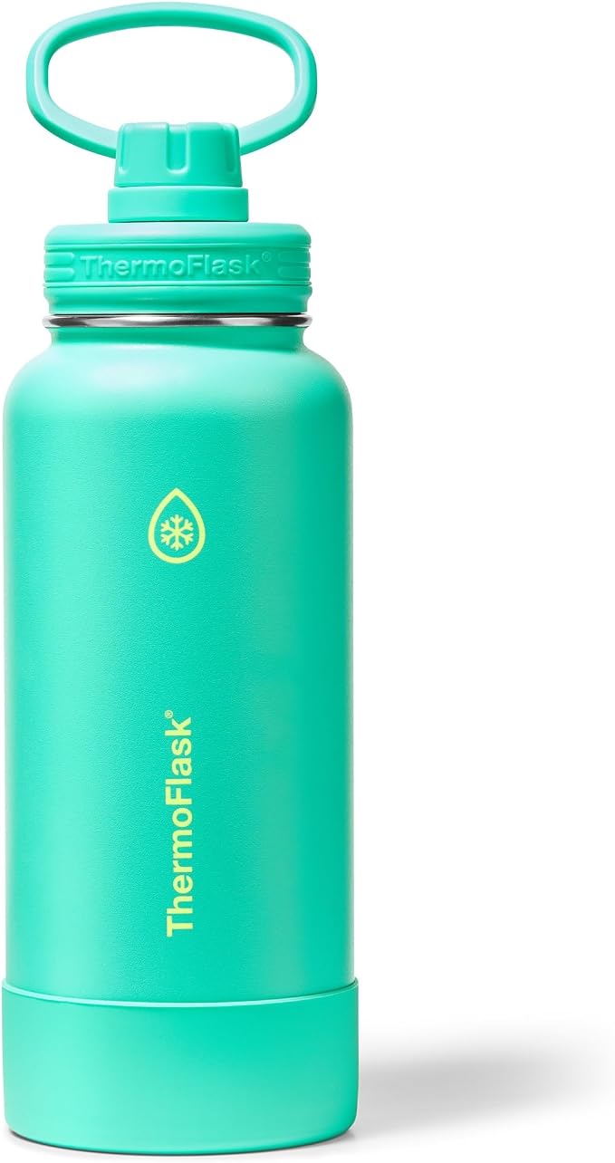 ThermoFlask 32 oz Double Wall Vacuum Insulated Stainless Steel Water Bottle by ThermoFlask