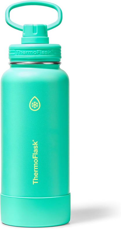 ThermoFlask 32 oz Double Wall Vacuum Insulated Stainless Steel Water Bottle by ThermoFlask