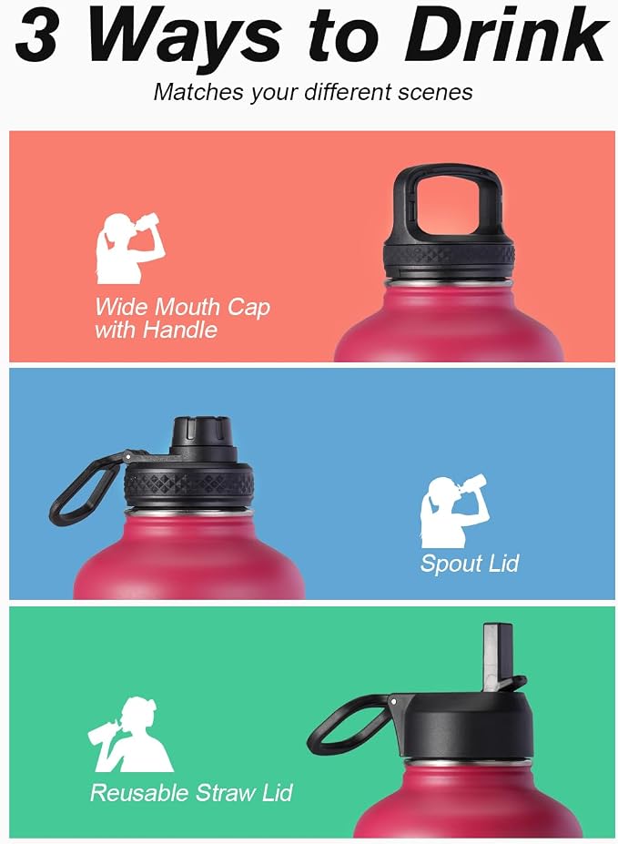 Half Gallon Water Bottle Insulated - Image 5