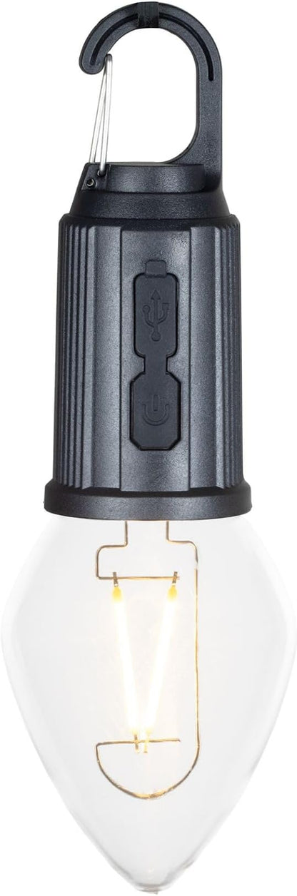 Rechargeable Camp Light, Warm White LED Teardrop Bulb, Battery Powered - Image 7