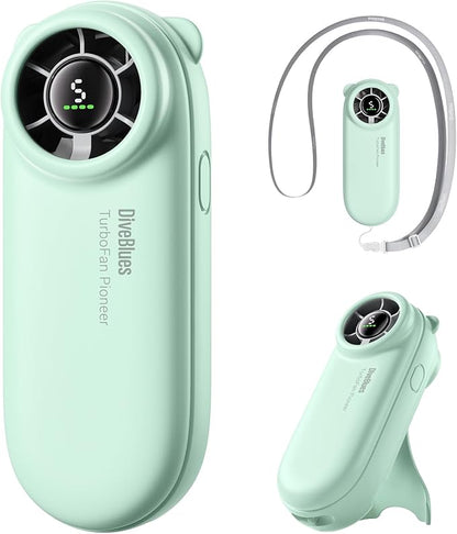 Diveblues TurboBear Portable Handheld Turbo Fan- Powerful Air Speed, by Diveblues