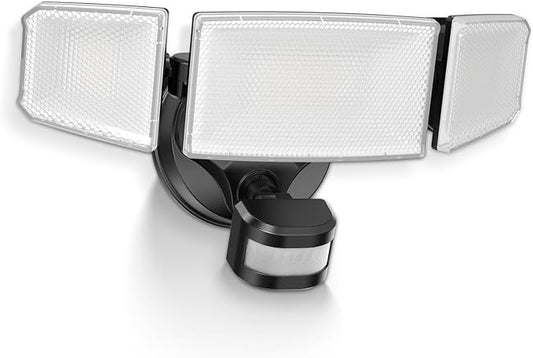 ALUSSO Motion Sensor Outdoor Lights Hardwired, Flood Lights Outdoor 120V by ALUSSO