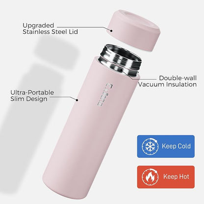 【Upgraded】Exllena Small Insulated Water Bottle 12 oz/350ml– Mini Insulated - Image 3