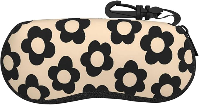 Watercolor Orca Whale Glasses Case Neoprene Portable Zipper Eyeglass Bag by WAYOQI