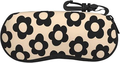 Watercolor Orca Whale Glasses Case Neoprene Portable Zipper Eyeglass Bag by WAYOQI