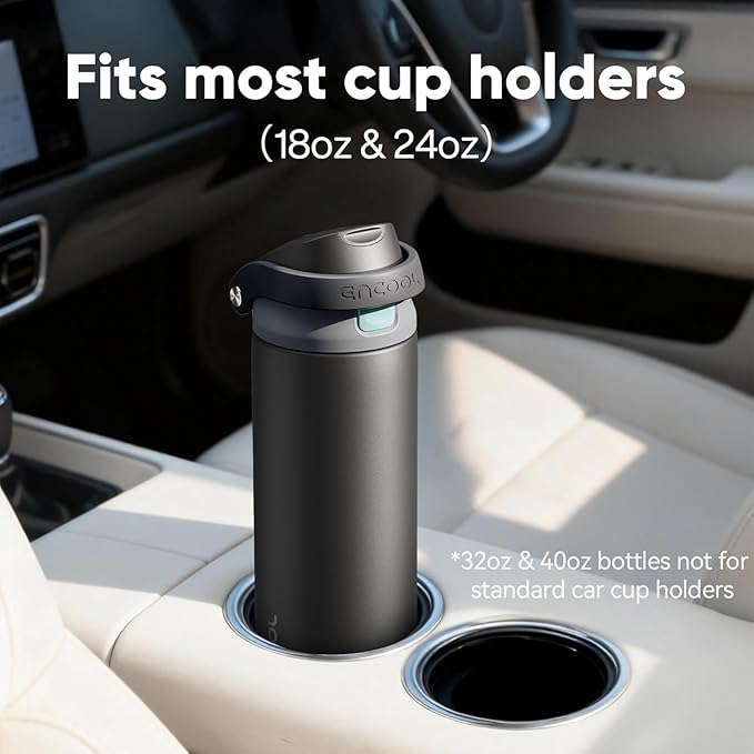 ENCOOL Leakproof Insulated Stainless steel Water Bottle - Image 3