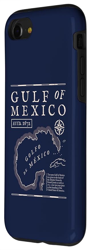 Gulf of Mexico 1672 Historic Map Case - Image 2
