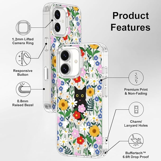 MOSNOVO for iPhone 17 Case | Military Grade 6.6ft Drop Tested | Camera Control - Image 7