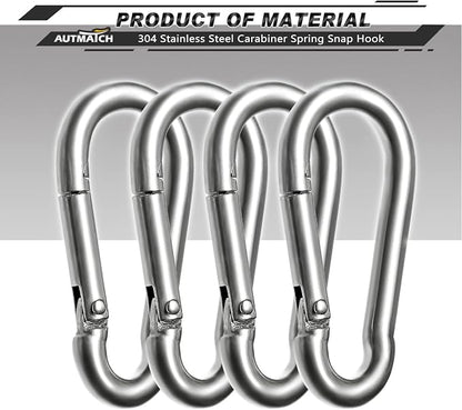 AUTMATCH Carabiner Clips, 4 Pack - Image 2
