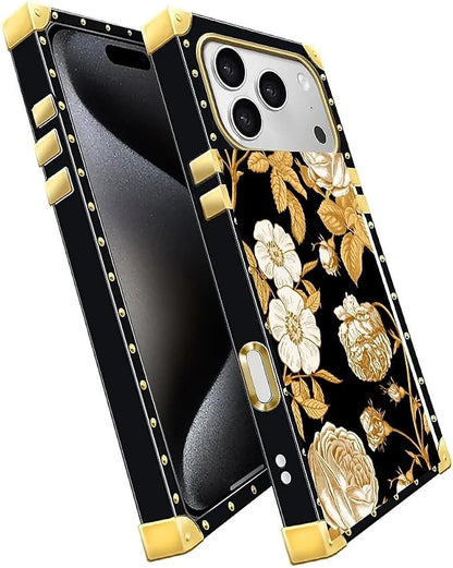 for iPhone 17 Pro Max Case Luxury Golden Decoration - Image 3