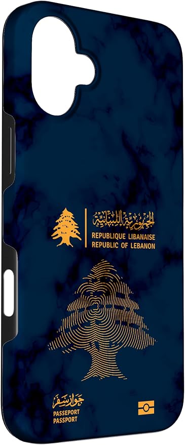 Lebanon, Lebanon Passport, Lebanon Flag, Lebanon map. Case - Image 3