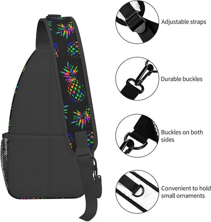 Sling Backpack For Men Hiking Daypack Crossbody Shoulder Bag Travel Chest Pack - Image 7