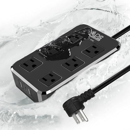 IPX6 Outdoor Power Strip Weatherproof, Waterproof Surge Protector by QIYUANAmphibiousPowerSystem