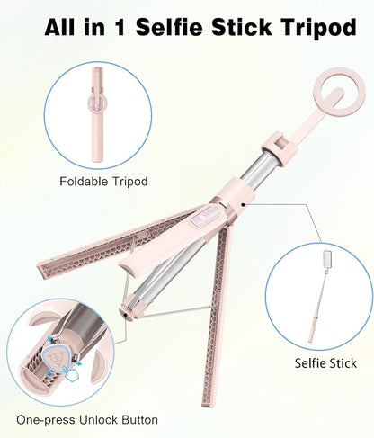 TONEOF 68" Magnetic Selfie Stick Tripod - Image 7