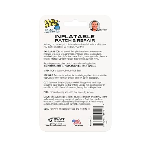 Flex Seal Patch & Repair Kit for Air Mattresses, Pool Toys - Image 2