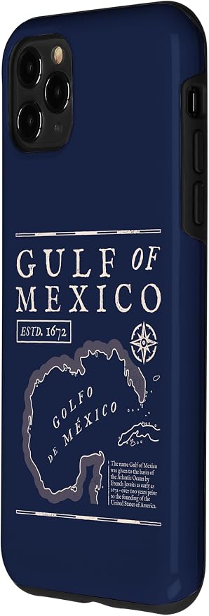 Gulf of Mexico 1672 Historic Map Case - Image 2