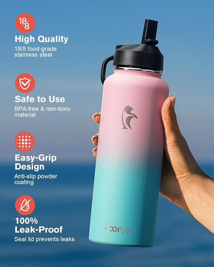40 oz Insulated Water Bottle - Image 3