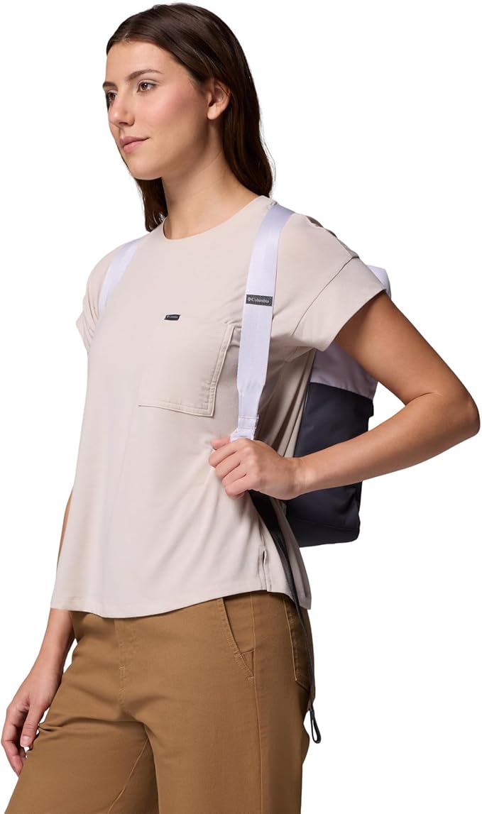 Columbia Unisex Trail Traveler 18L Backpack, Lavender Pearl/Shark, One Size - Image 5
