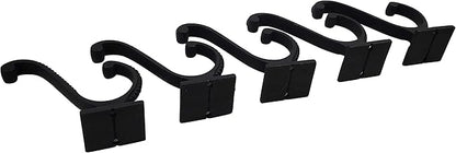 Claimed Corner Iron Scroll Coat Hooks - Image 7