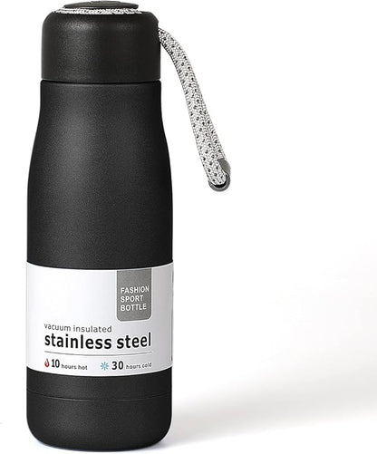 Water Bottles with Portable Lid，Hydro Insulated Thermal Flask by Dusgut