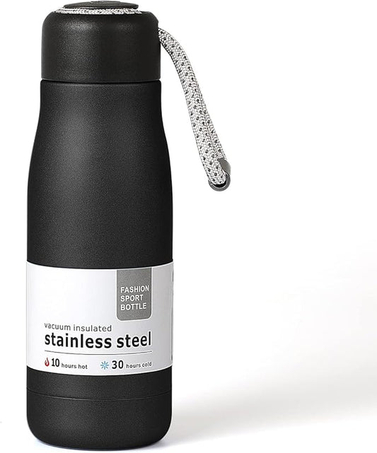 Water Bottles with Portable Lid，Hydro Insulated Thermal Flask by Dusgut