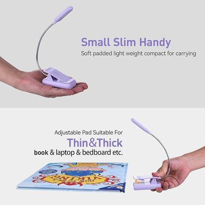 VAVOFO Rechargeable Book Light for Reading in Bed Kids, 7 LED Reading Light - Image 5