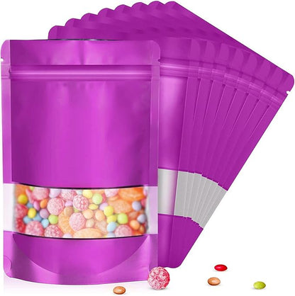 5.9"x8.6" 120pcs Mylar Bags for Food Storage, Smell Proof Bag by ODDIER
