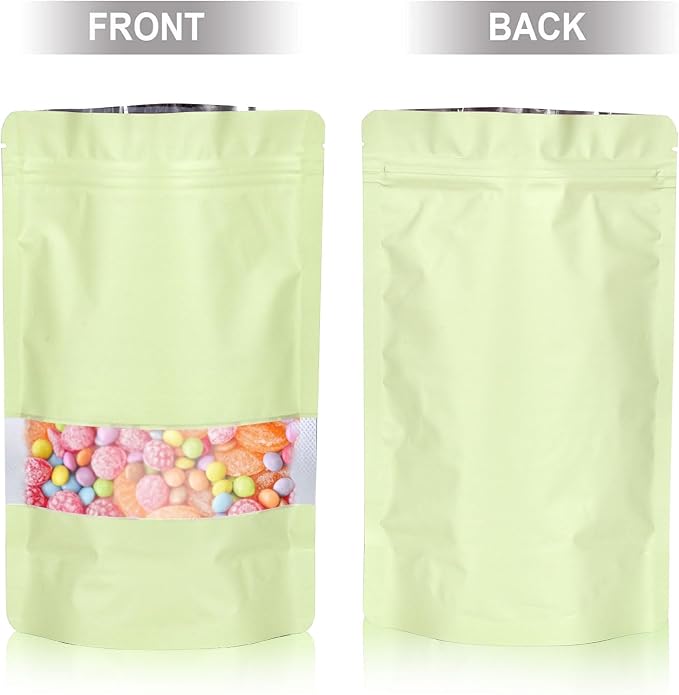 5.5"x7.8" 120pcs Mylar Bags for Food Storage, Smell Proof Bag - Image 4