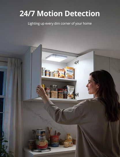 Bojim Rechargeable Remote Control Battery Operated Motion Sensor Ceiling Light - Image 5