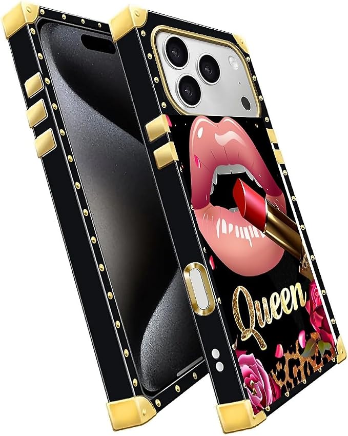 for iPhone 17 Pro Max Case Luxury Golden Decoration - Image 3