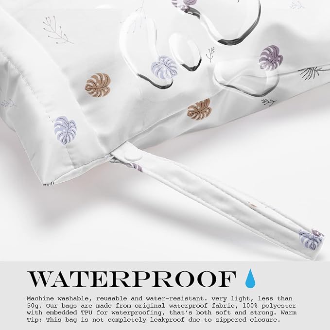 Wet Dry Bag, for Swimsuit, Dirty Yoga Gym Clothes, Makeup Bag, Waterproof - Image 6