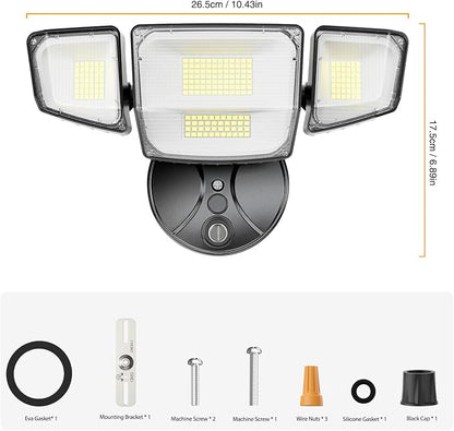 Onforu 90W Dusk to Dawn Outdoor Lighting, 10000lm Flood Lights Outdoor - Image 7