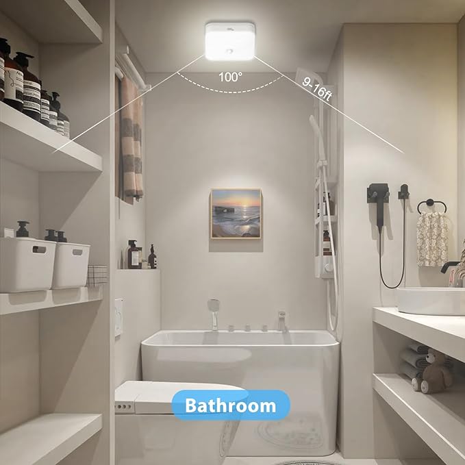 WhitePoplar Rechargeable Motion Sensor Closet Light, Rechargeable Battery - Image 5