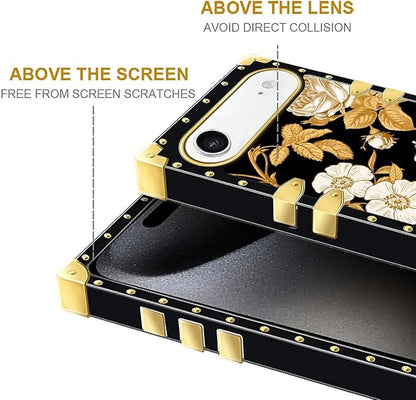 for iPhone 17 Air Case Luxury Golden Decoration - Image 7