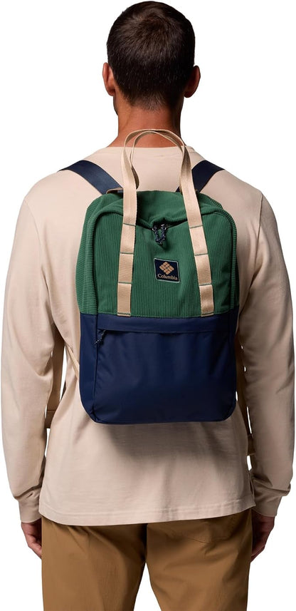 Columbia Unisex Trail Traveler 18L Backpack, Rain Forest/Collegiate Navy - Image 4
