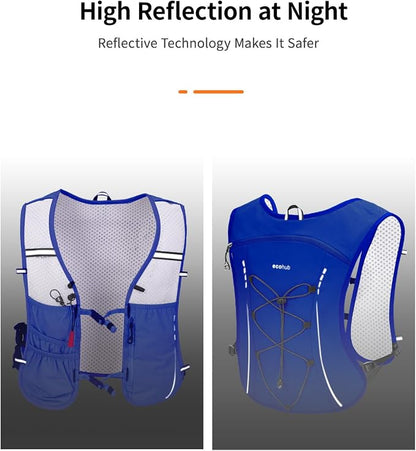 ECOHUB Running Hydration Vest Backpack, Lightweight Breathable Pack - Image 5