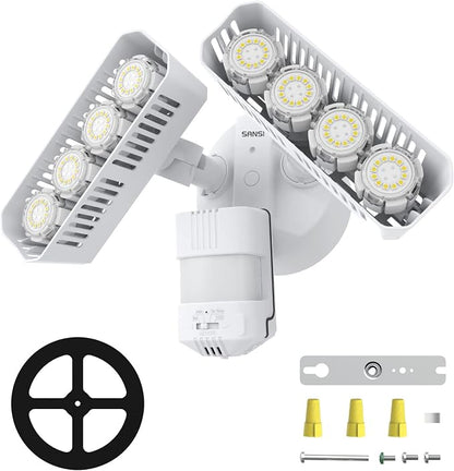 SANSI 7000LM Brightness Motion Sensor Outdoor Light, Dusk to Dawn LED Flood - Image 9
