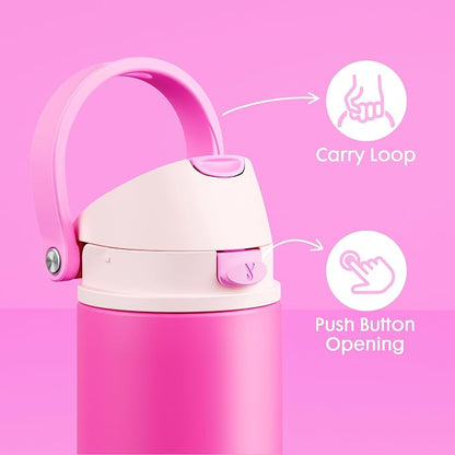 18 oz Kids Water Bottle for School: Meoky 18 oz Stainless Steel Insulated Water - Image 6