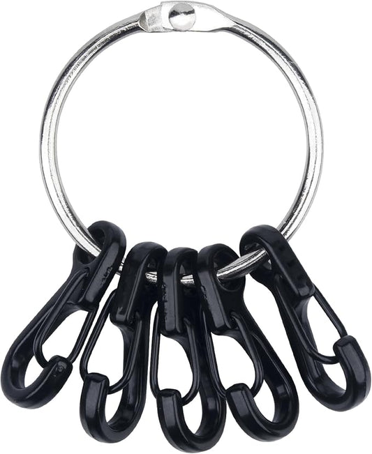SWATOM Small Mini Carabiner Clip Tiny Spring Snap Hook Keychains Micro by SWATOM